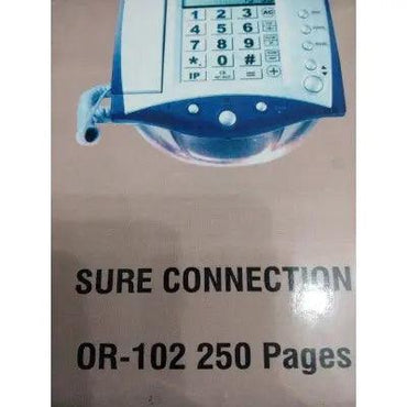 Orion Telephone Index Sure Connection OR - 102 - 250 Pages - Black thestationers
